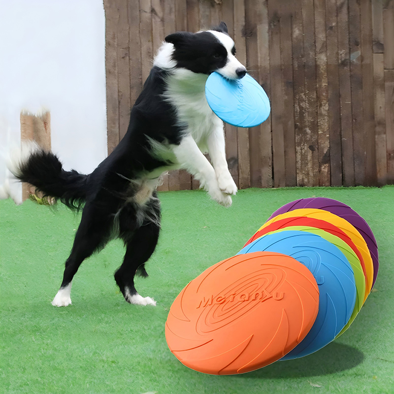 Flying Disc Dog Training Toy - Silikonowe latające dyski – wielofunkcyjne zabawki