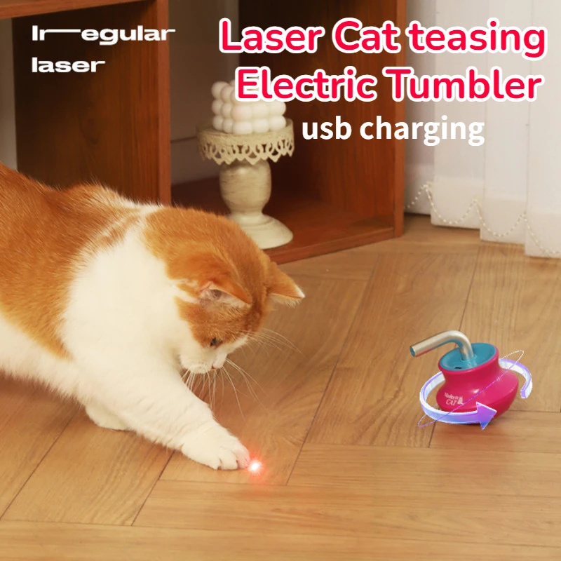 Laser Pointer Cat Toy Automatic - Inteligentna automatyczna laserowa zabawka dla kota