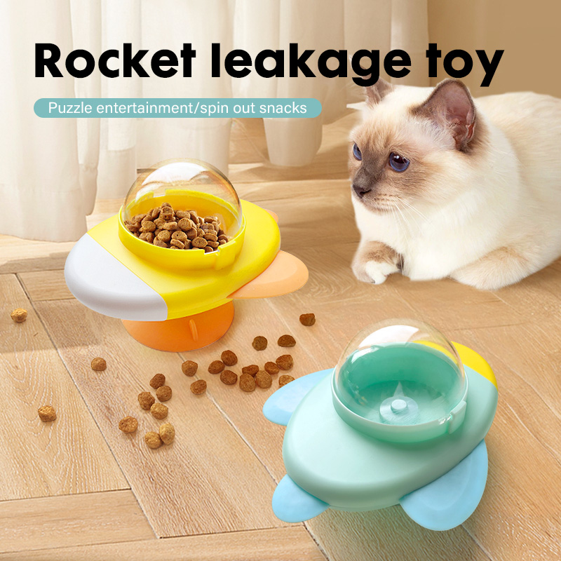 Dog Puzzle Feeder Toy - Interaktywne zabawki dla kota, obrotowa zabawka