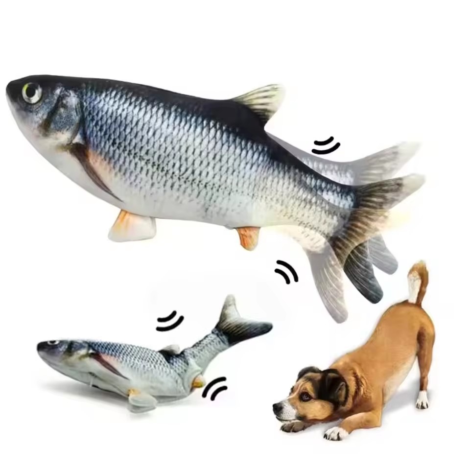 Electric Floppy Fish Dog Toy - Zabawka dla kota psa ryba ładowana
