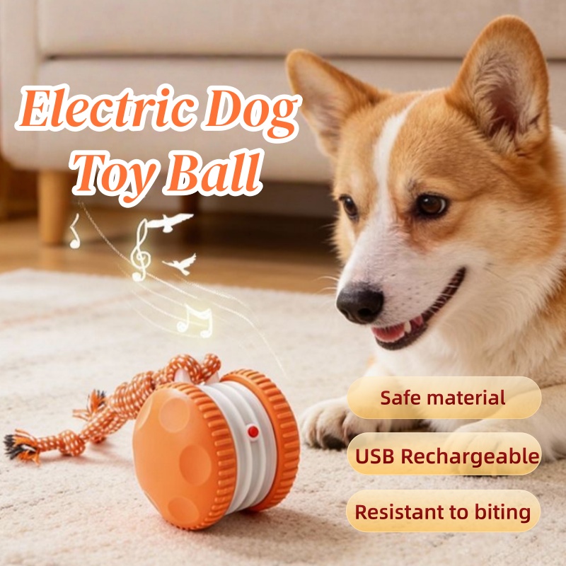 Automatic Moving Dog Ball - Inteligentna Elektryczna Interaktywna Piłka dla Zwierząt,