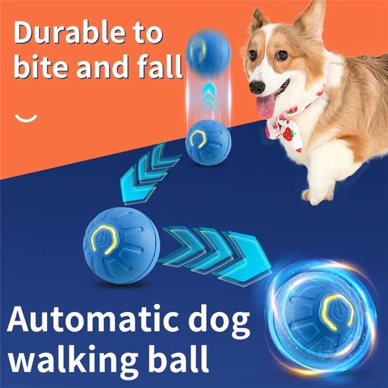 Automatic Moving Dog Ball - AT84-2PCS Inteligentna Piłka dla Psa Elektroniczna