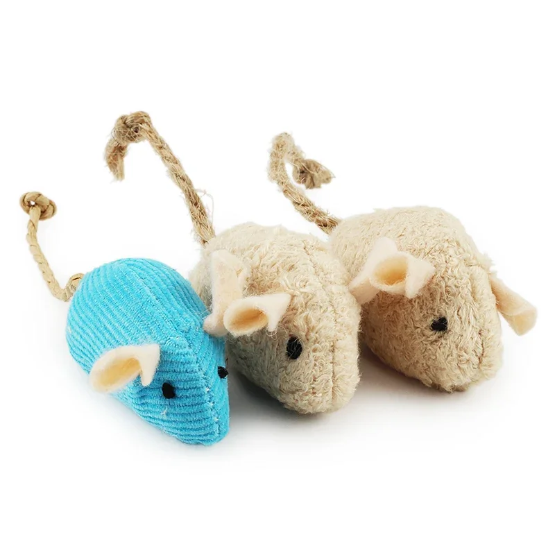 Catnip Interactive Plush Mouse - 5-200szt Zabawka dla zwierząt Interaktywne zabawki