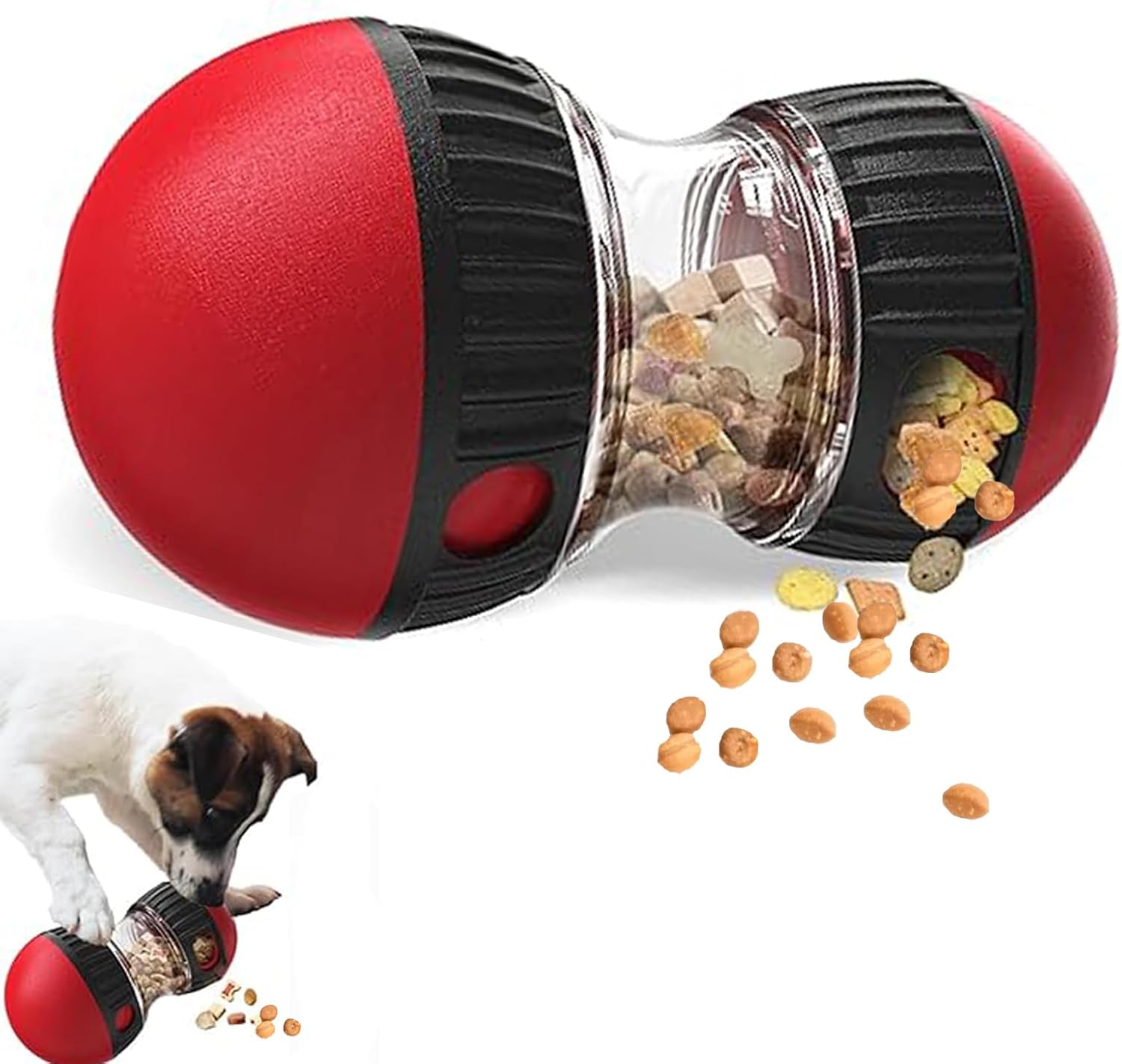 Dog Puzzle Feeder Toy - Zabawki dla psów i regulowany piłka