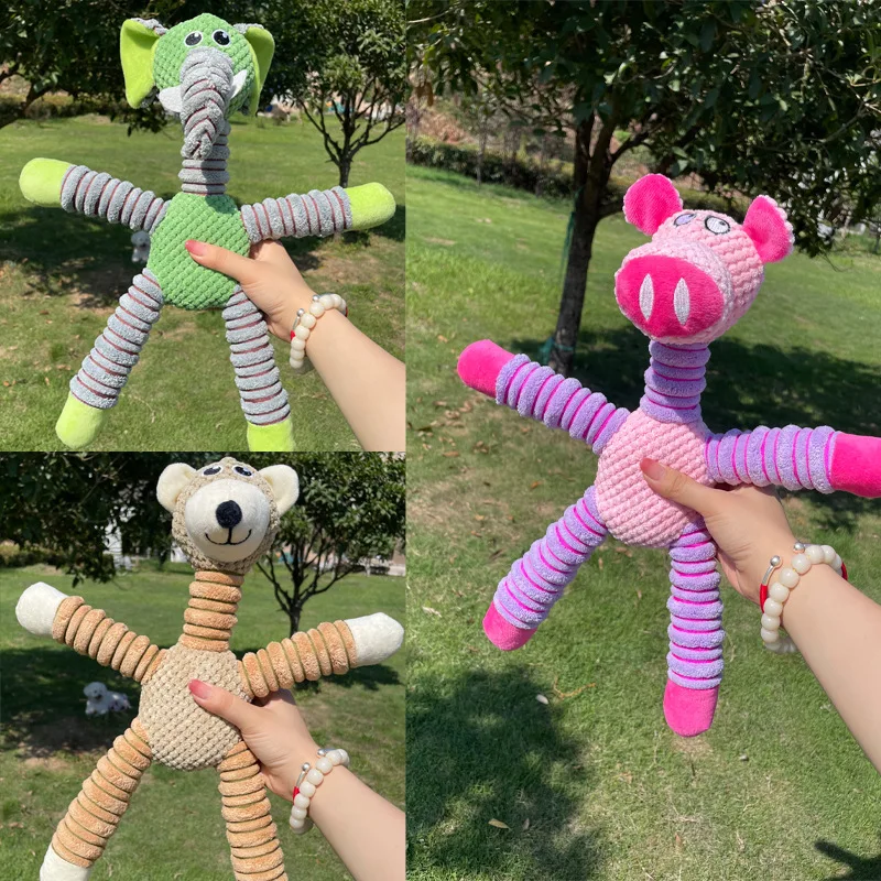 Indestructible Dog Chew Toy - Niezniszczalne piszczące zabawki dla psów dużych