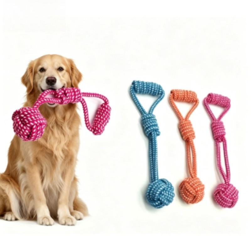 Dog Rope Toy Aggressive Chewers - 1 szt. Zabawka do żucia z