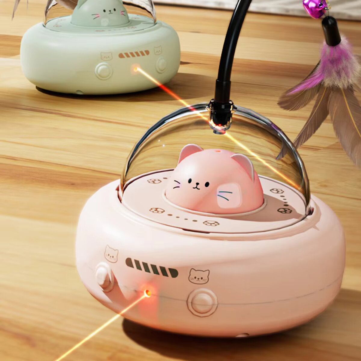 Laser Pointer Cat Toy Automatic - Automatyczny robot do zabawy z kotami