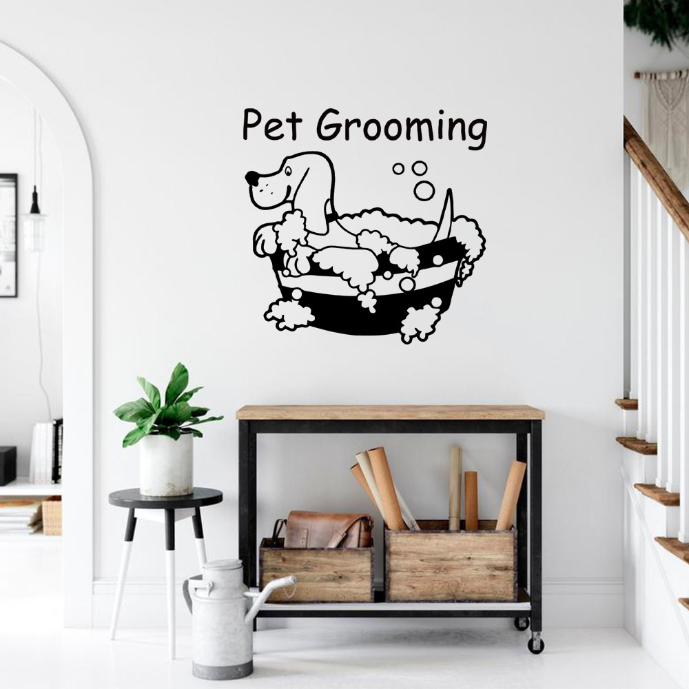Pet Grooming - 1 SZT. NOWA NAKLEJKA PVC Z