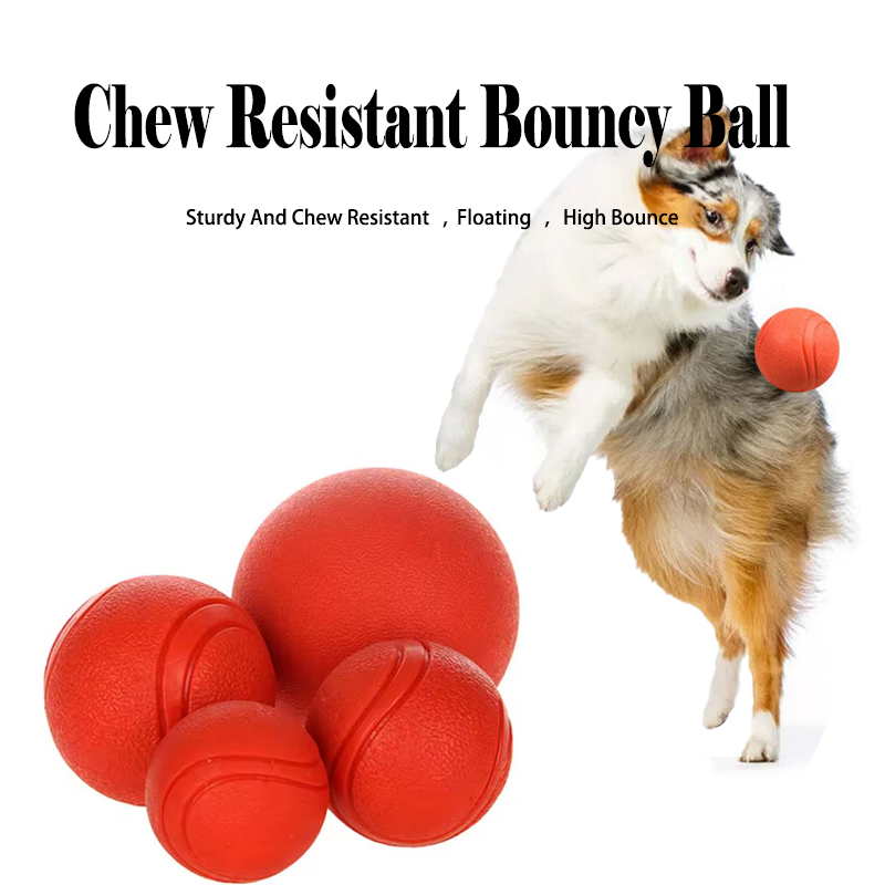 Indestructible Dog Chew Toy - Solidna gumowa piłka dla psa, niezniszczalna