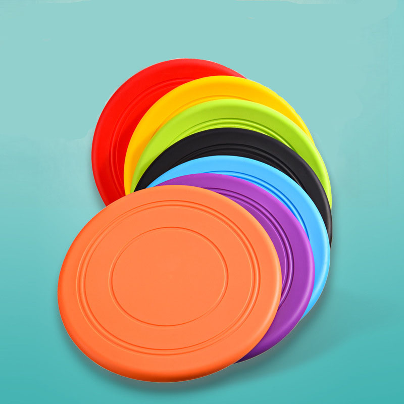 Flying Disc Dog Training Toy - Silikonowy latający spodek Zabawna zabawka dla