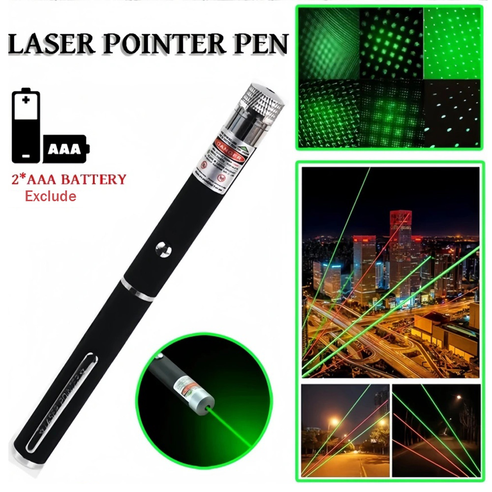 Laser Pointer Cat Toy Automatic - Wskaźnik laserowy zielony czerwony, narzędzie do