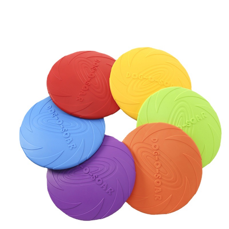 Flying Disc Dog Training Toy - Zabawki dla psów Silikonowy latający dysk
