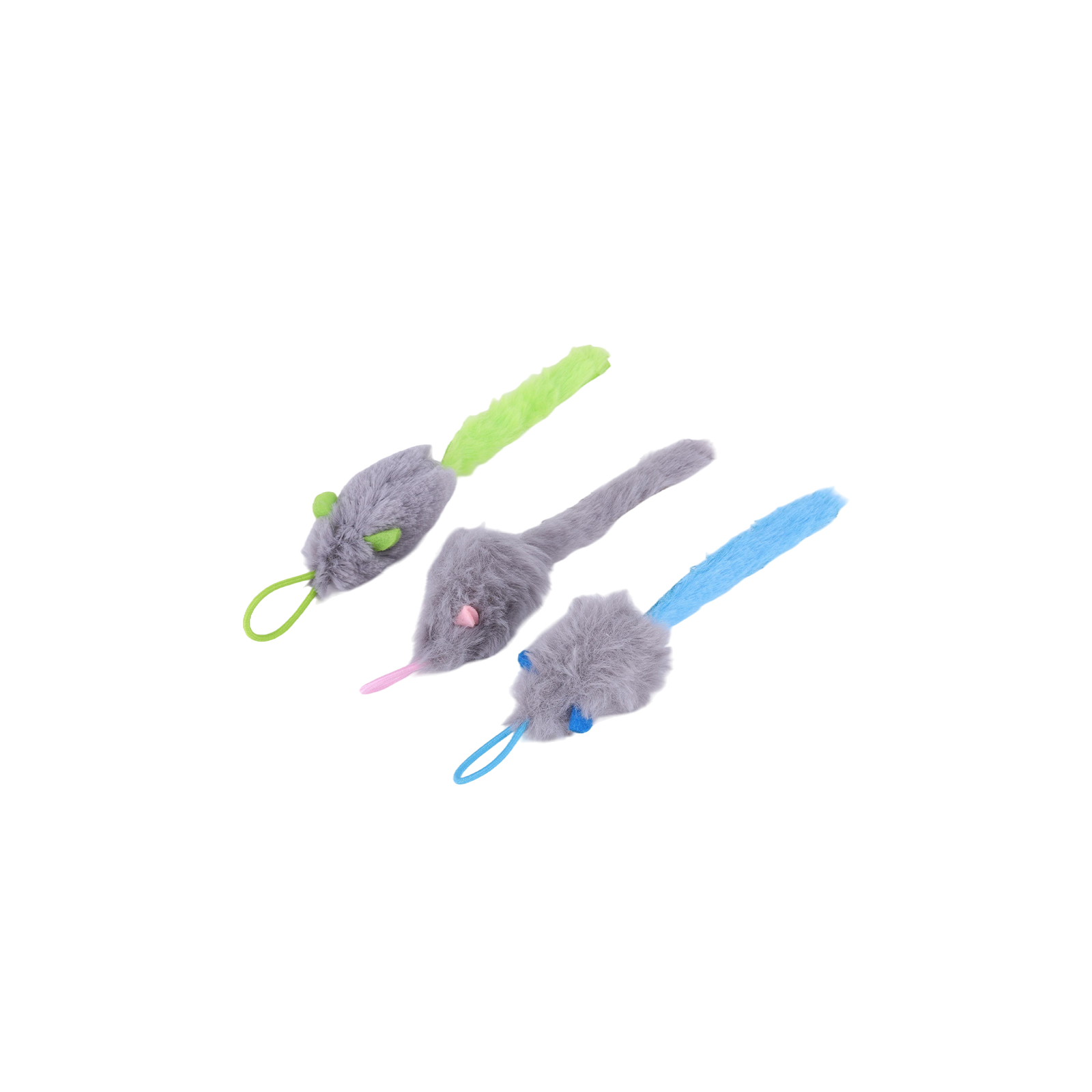 Catnip Interactive Plush Mouse - Elektroniczna zabawka dla kota z piórkami