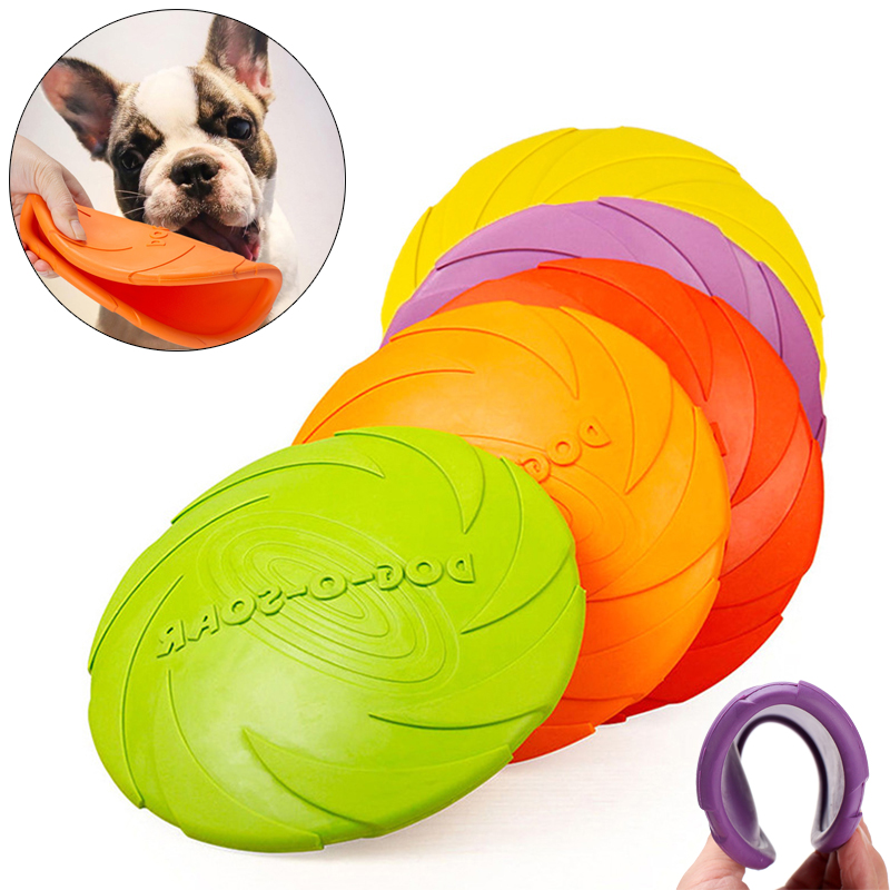 Flying Disc Dog Training Toy - Zabawka dla psa TPR, latający dysk,