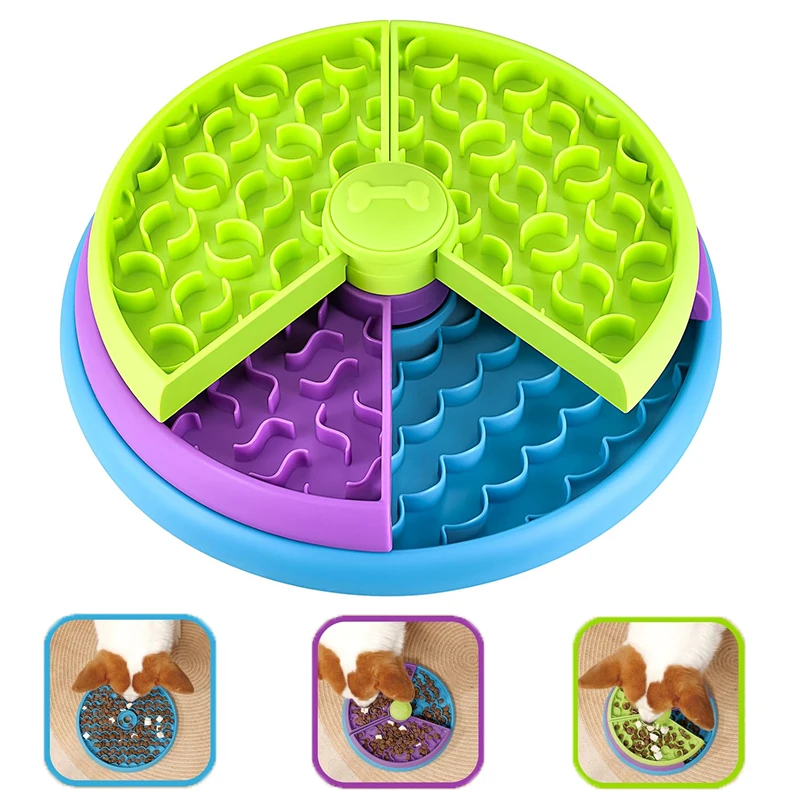 Dog Puzzle Feeder Toy - Puzzle dla psów Powolny podajnik Interaktywna