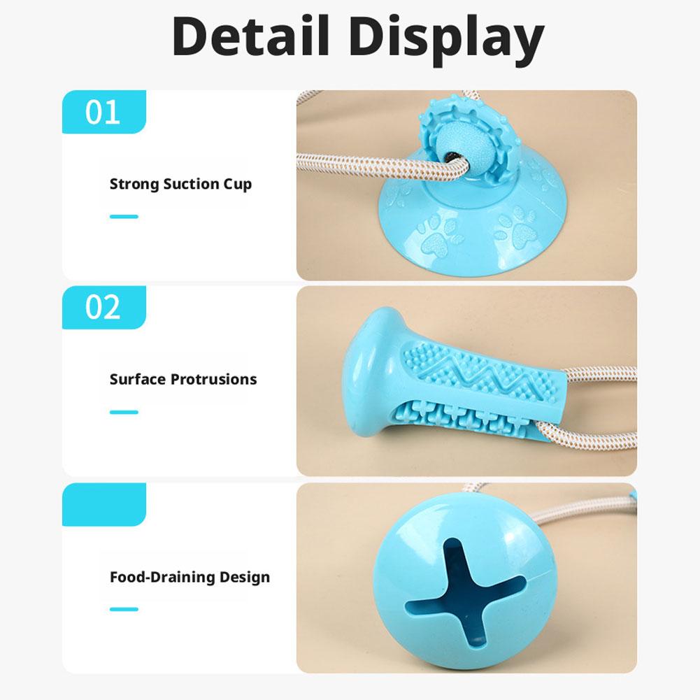 Zabawka dla psa z przyssawką,  – Suction Cup Dog Tug Toy recenzja i cena