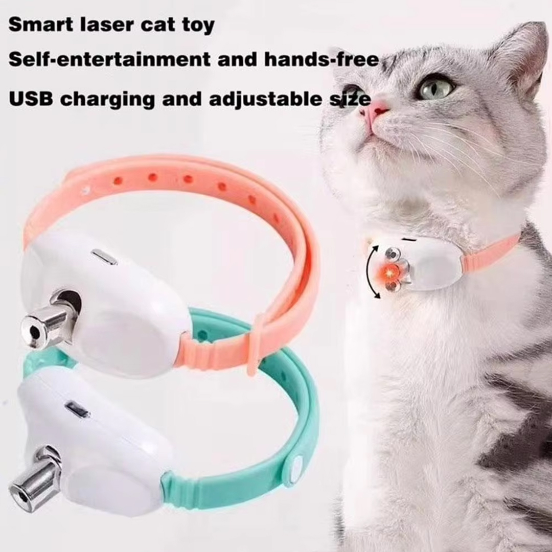 Inteligentna obroża dla kota z – Laser Pointer Cat Toy Automatic recenzja i cena