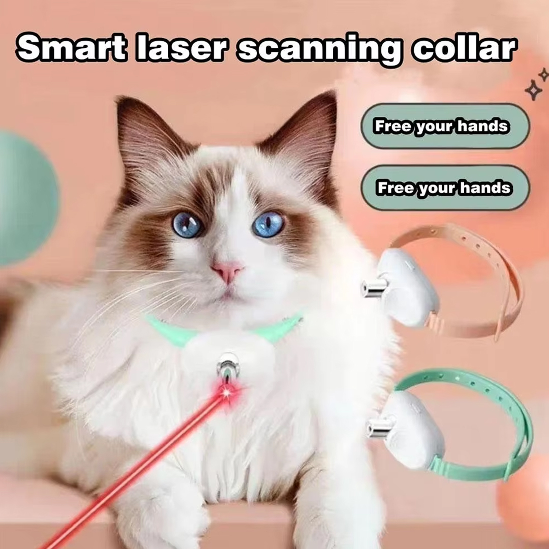 Inteligentna obroża dla kota z – Laser Pointer Cat Toy Automatic recenzja i cena