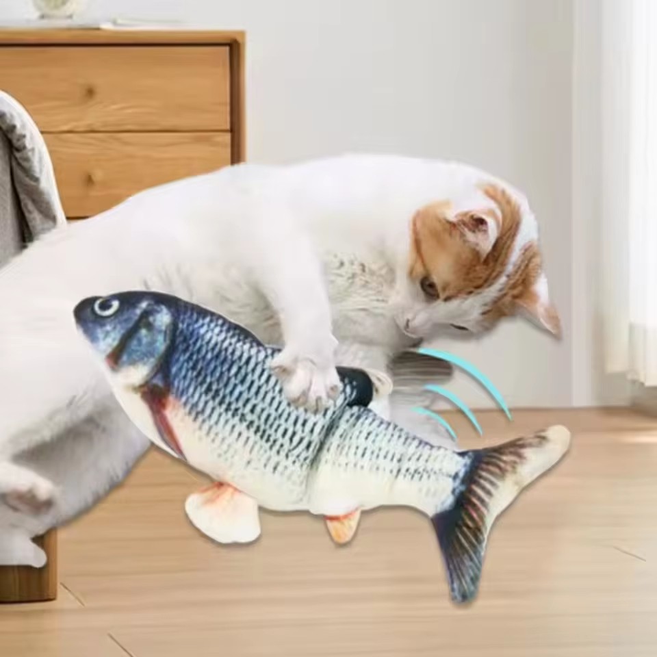Zabawka dla kota psa ryba łado – Electric Floppy Fish Dog Toy recenzja i cena