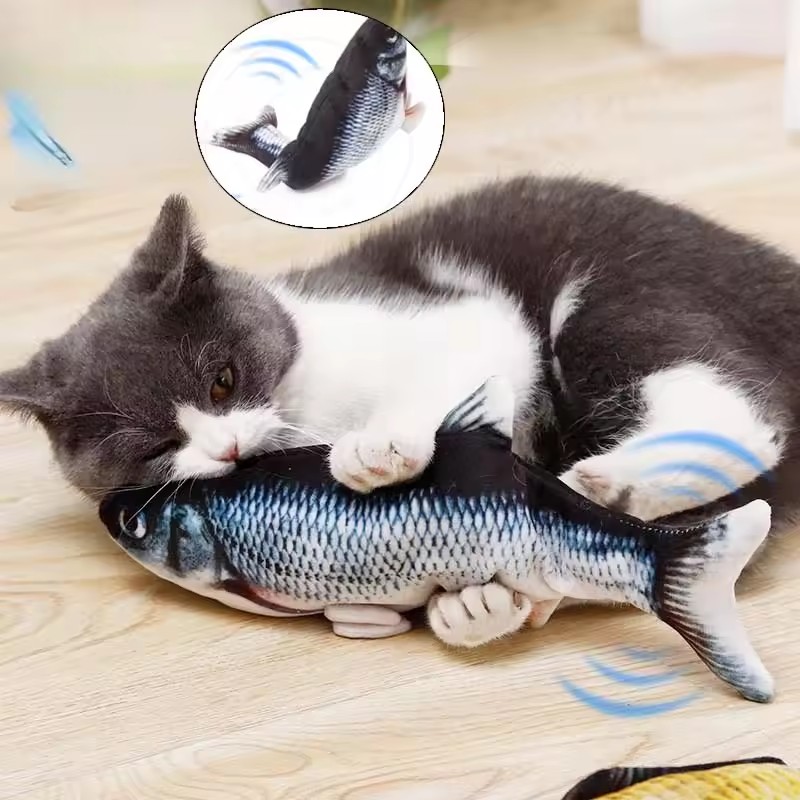 Zabawka dla kota psa ryba łado – Electric Floppy Fish Dog Toy recenzja i cena