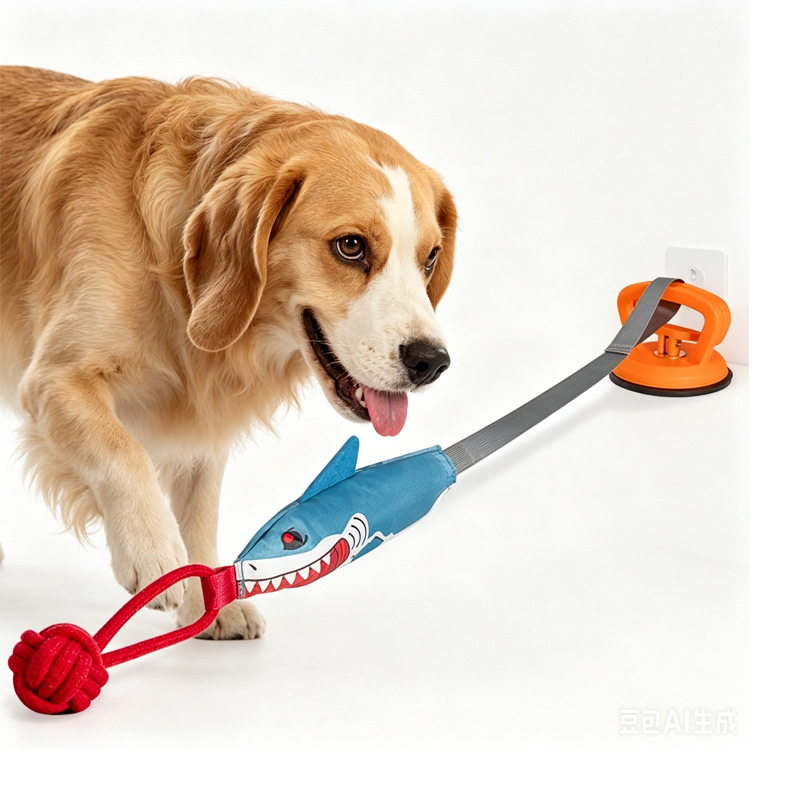 Zabawka dla psa z przyssawką,  – Suction Cup Dog Tug Toy recenzja i cena