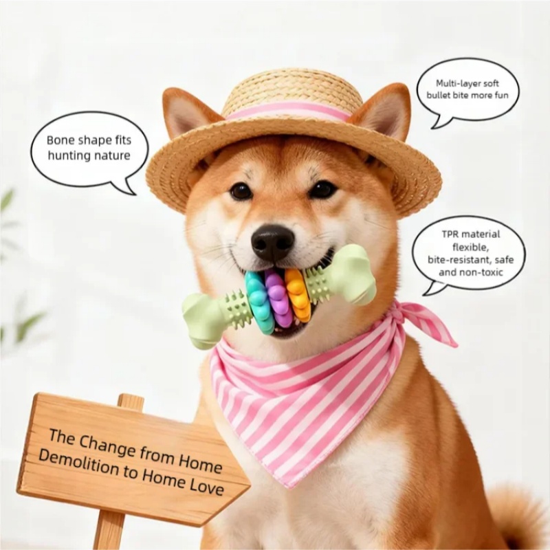 Wytrzymała zabawka dla psa z T – Teeth Cleaning Dog Chew Bone recenzja i cena