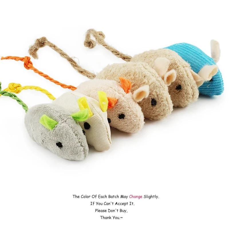 5-200szt Zabawka dla zwierząt  – Catnip Interactive Plush Mouse recenzja i cena