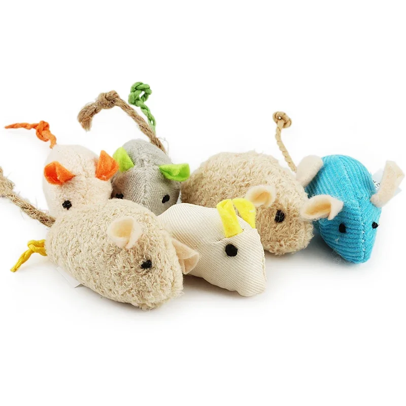 5-200szt Zabawka dla zwierząt  – Catnip Interactive Plush Mouse recenzja i cena