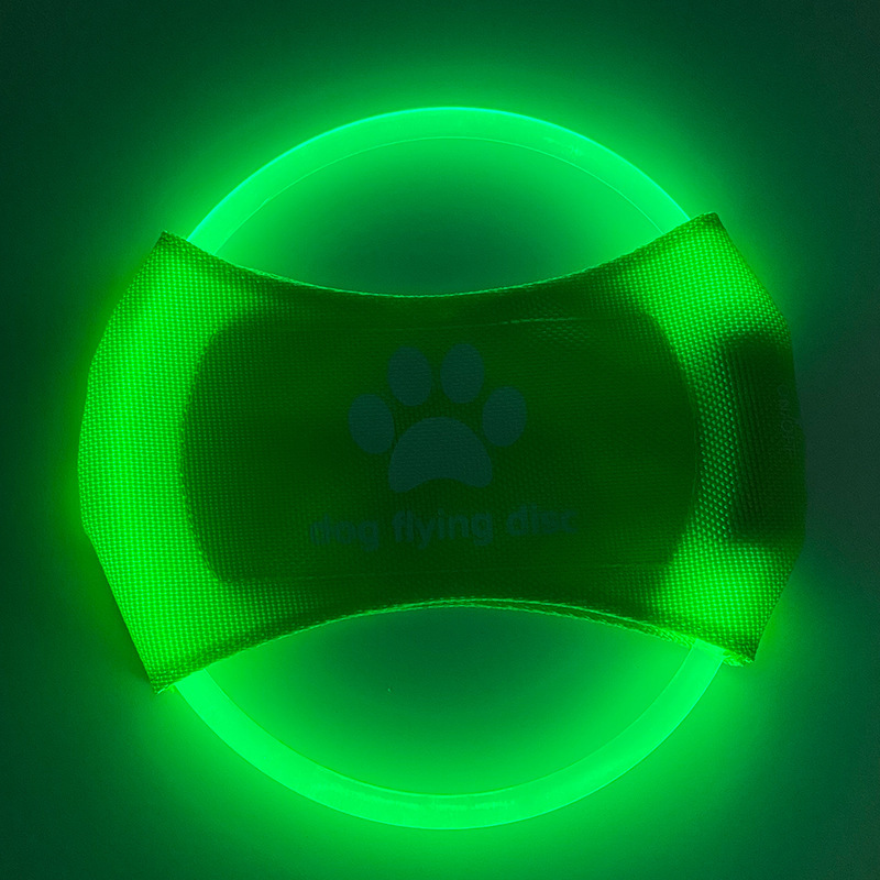 Świecący dysk dla psa LED, zab – Flying Disc Dog Training Toy recenzja i cena