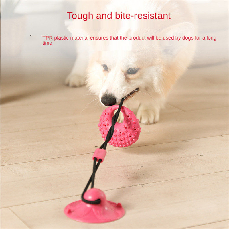 Zabawki dla psów Silikonowa pr – Suction Cup Dog Tug Toy recenzja i cena