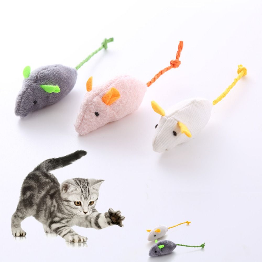 2 szt. Zabawne pluszowe miękki – Catnip Interactive Plush Mouse recenzja i cena