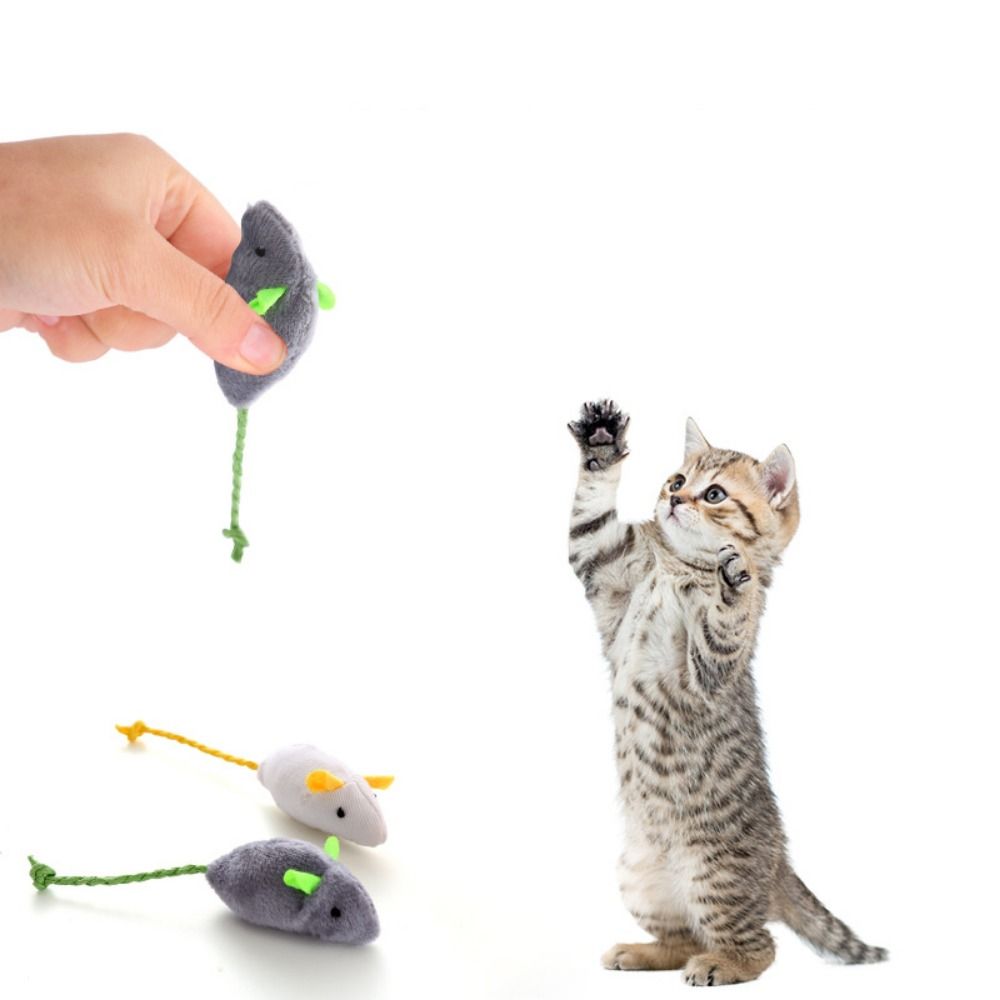 2 szt. Zabawne pluszowe miękki – Catnip Interactive Plush Mouse recenzja i cena