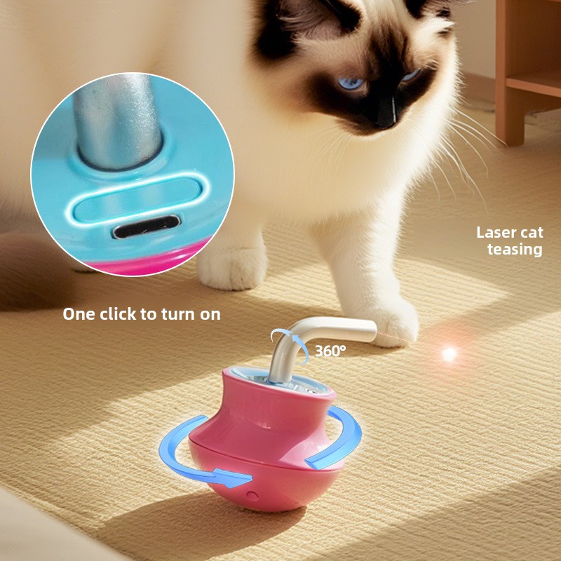 Automatyczne zabawki dla kotów – Laser Pointer Cat Toy Automatic recenzja i cena