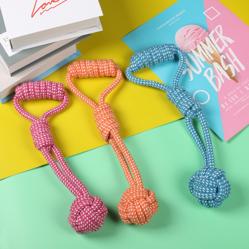 1 szt. Zabawka do żucia z węzł – Dog Rope Toy Aggressive Chewers recenzja i cena
