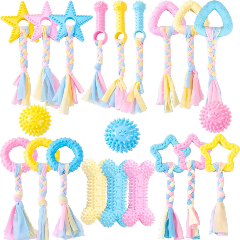 Wytrzymała gumowa zabawka do ż – Teeth Cleaning Dog Chew Bone recenzja i cena