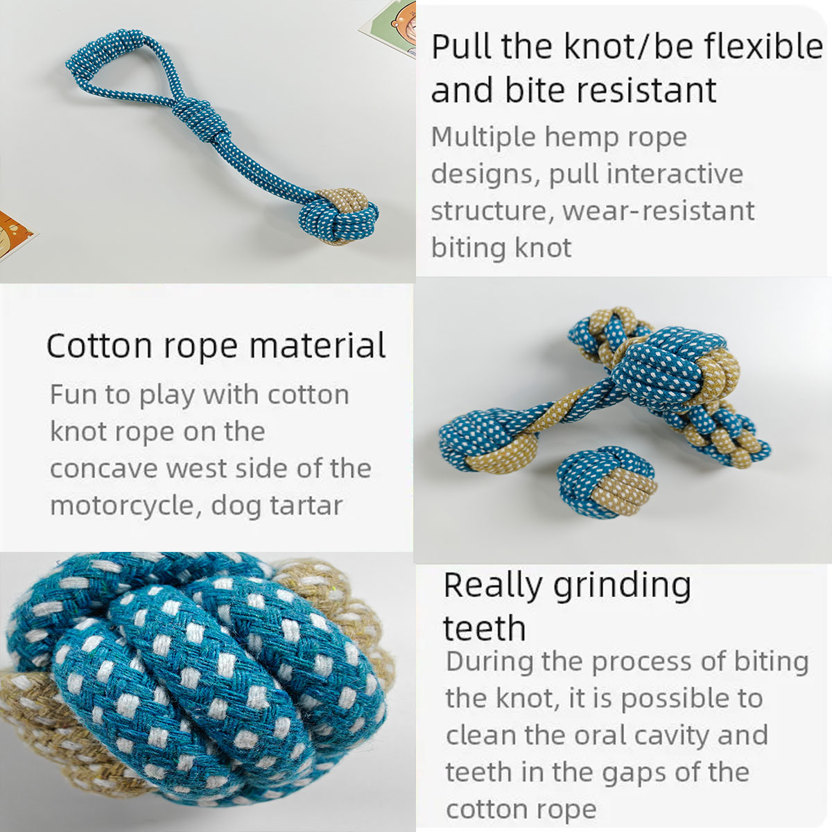 Nowy zestaw 7 szt. zabawek do  – Teeth Cleaning Dog Chew Bone recenzja i cena