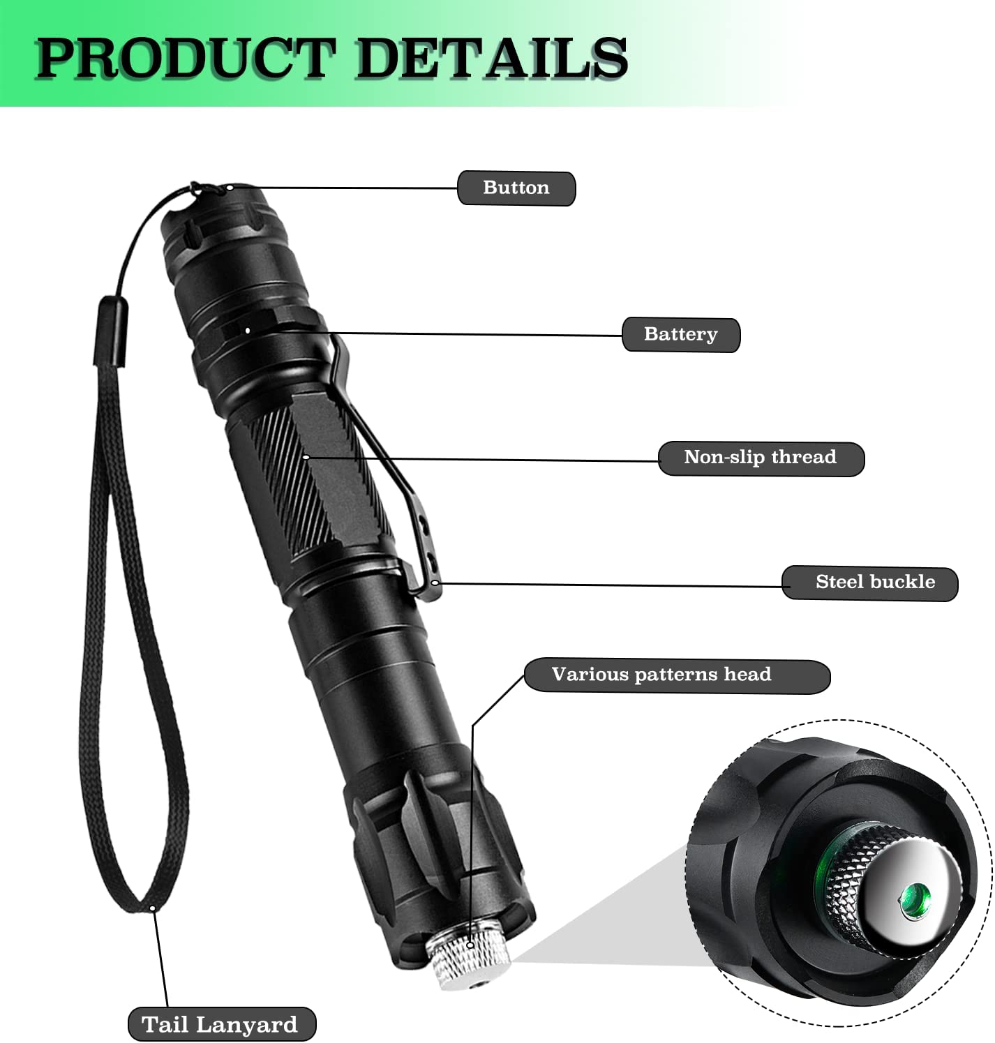 Wskaźnik laserowy zielony 5 sz – Laser Pointer Cat Toy Automatic recenzja i cena