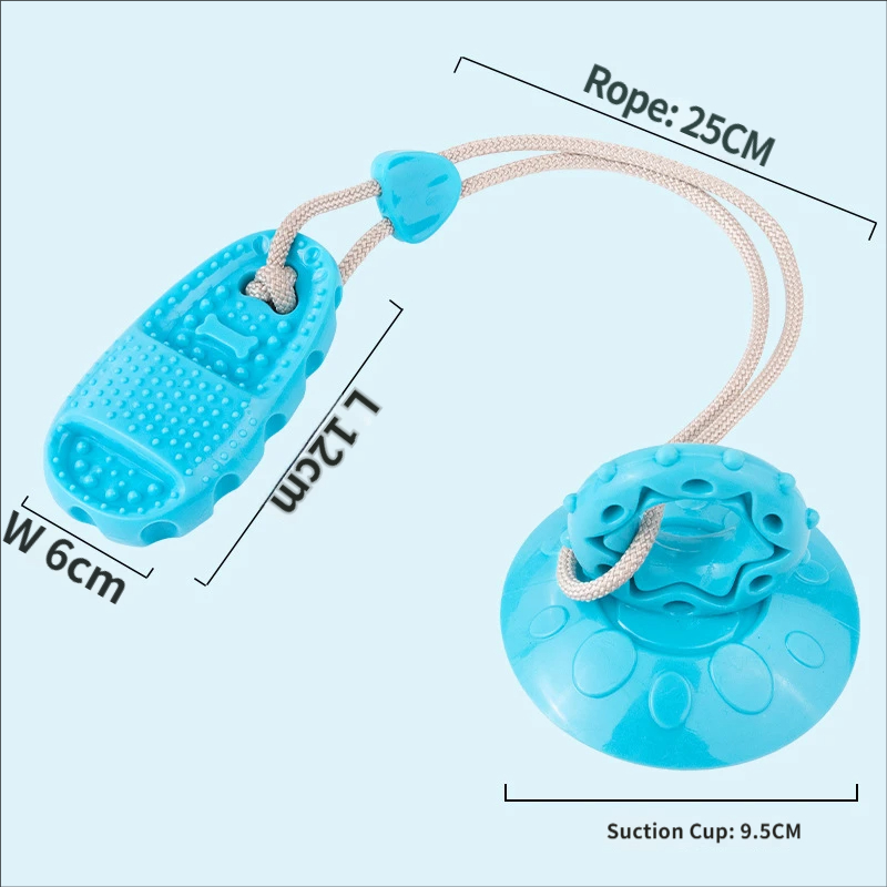 Zabawka dla psa z przyssawką,  – Suction Cup Dog Tug Toy recenzja i cena