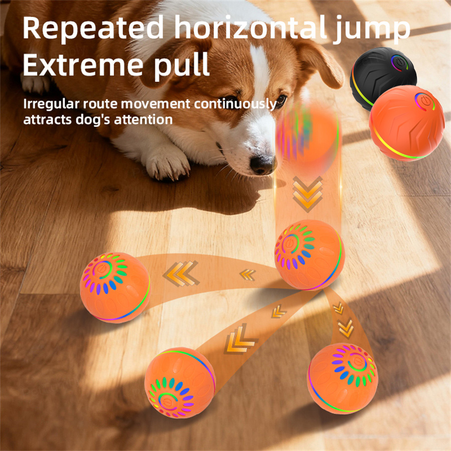 Interaktywne inteligentne zaba – Automatic Moving Dog Ball recenzja i cena