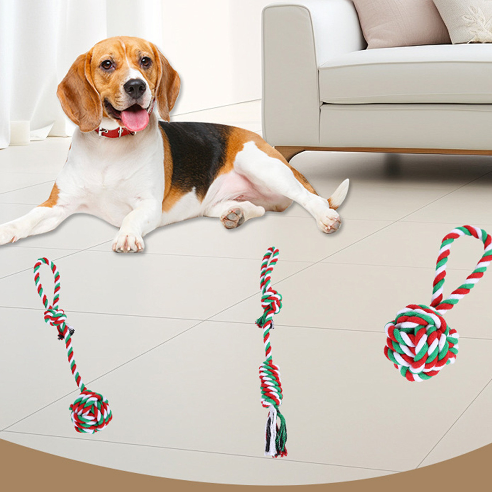 Zestaw sznurkowych zabawek do  – Dog Rope Toy Aggressive Chewers recenzja i cena