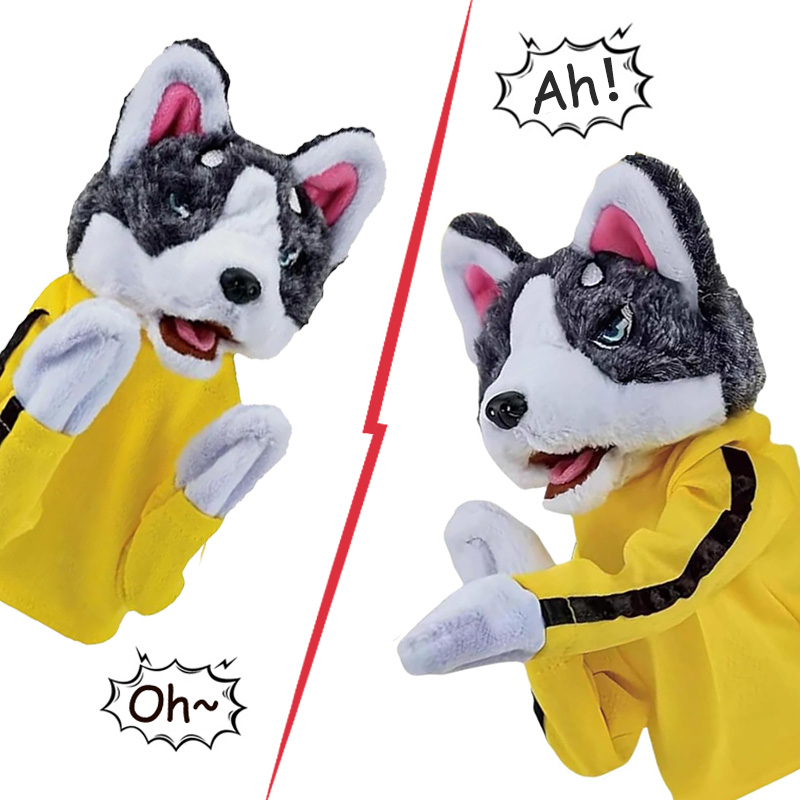 Kid Kung Fu Husky Gloves Toy F – Interactive Squeaky Plush Dog Toy recenzja i cena