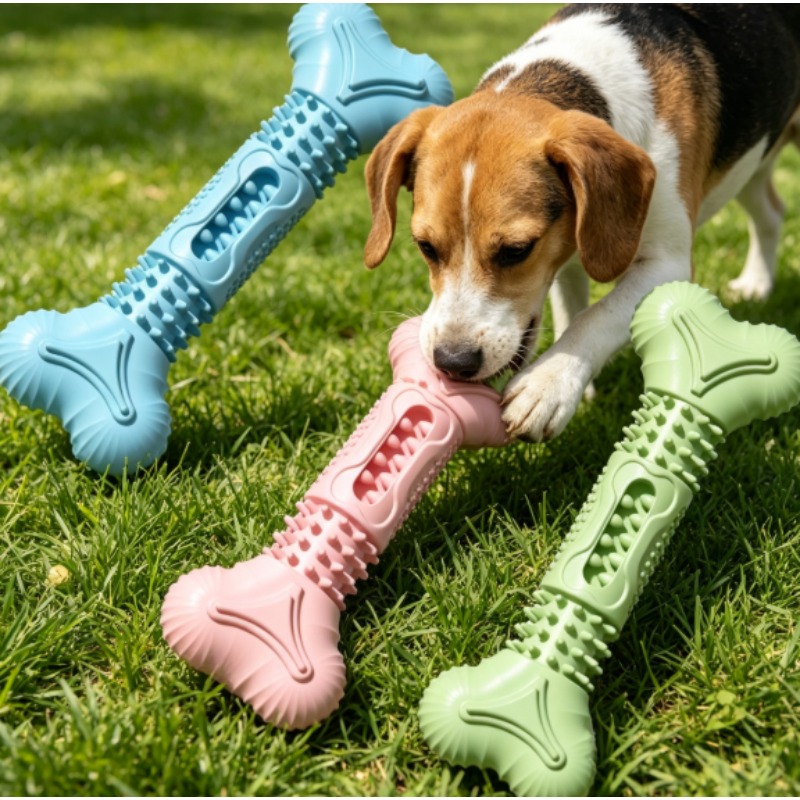 Nowy, wytrzymały zestaw zabawe – Teeth Cleaning Dog Chew Bone recenzja i cena