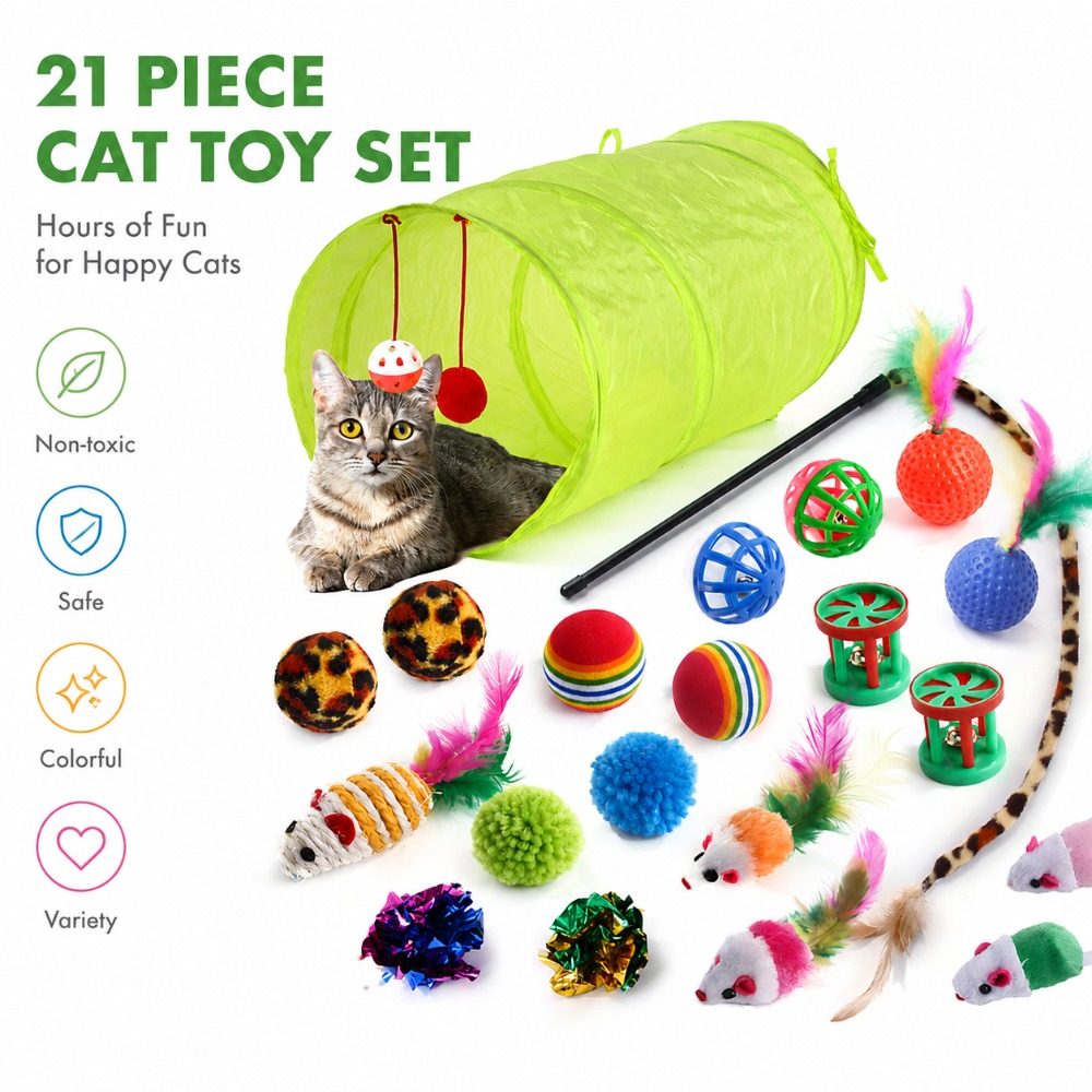 Zestaw zabawek dla kociąt: pió – Catnip Interactive Plush Mouse recenzja i cena